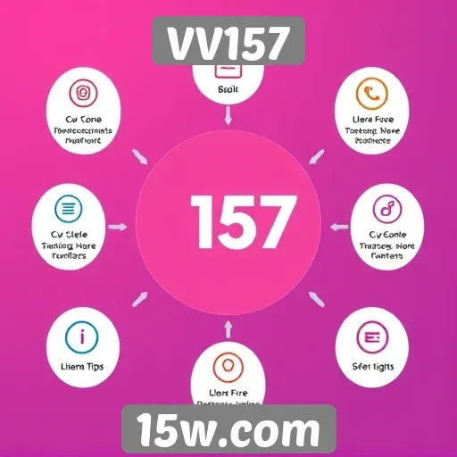 Visão geral das funcionalidades do site VV157